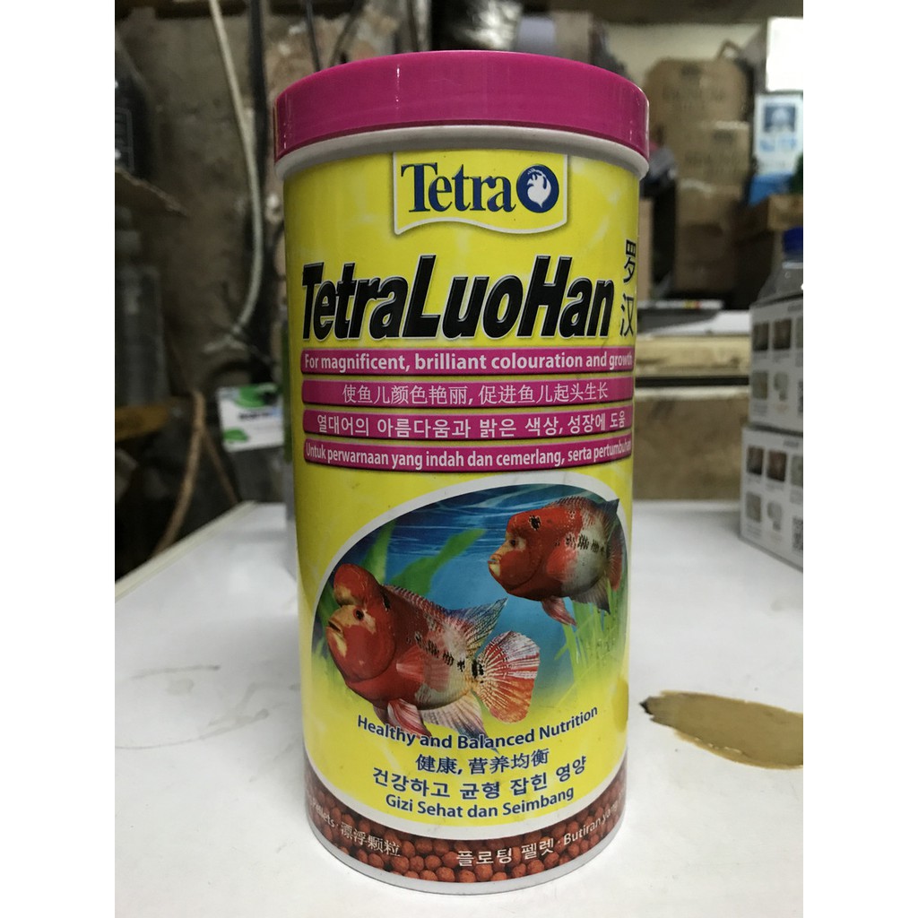 Tetra LuoHan 330gr/1000mL - Pakan Ikan Tetra - Tetra Louhan