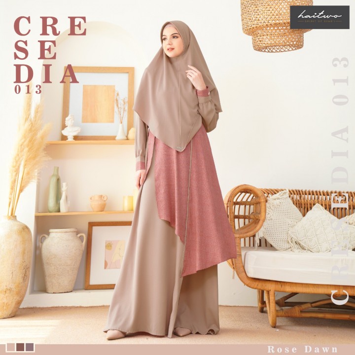 Gamis Syari Haitwo CRESEDIA 013 Fashion Muslim