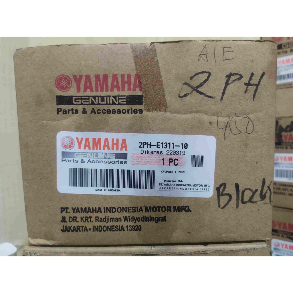 blok seher set piston kit mio m3/fino 125/x ride 125/soul gt 125/mio z original ygp