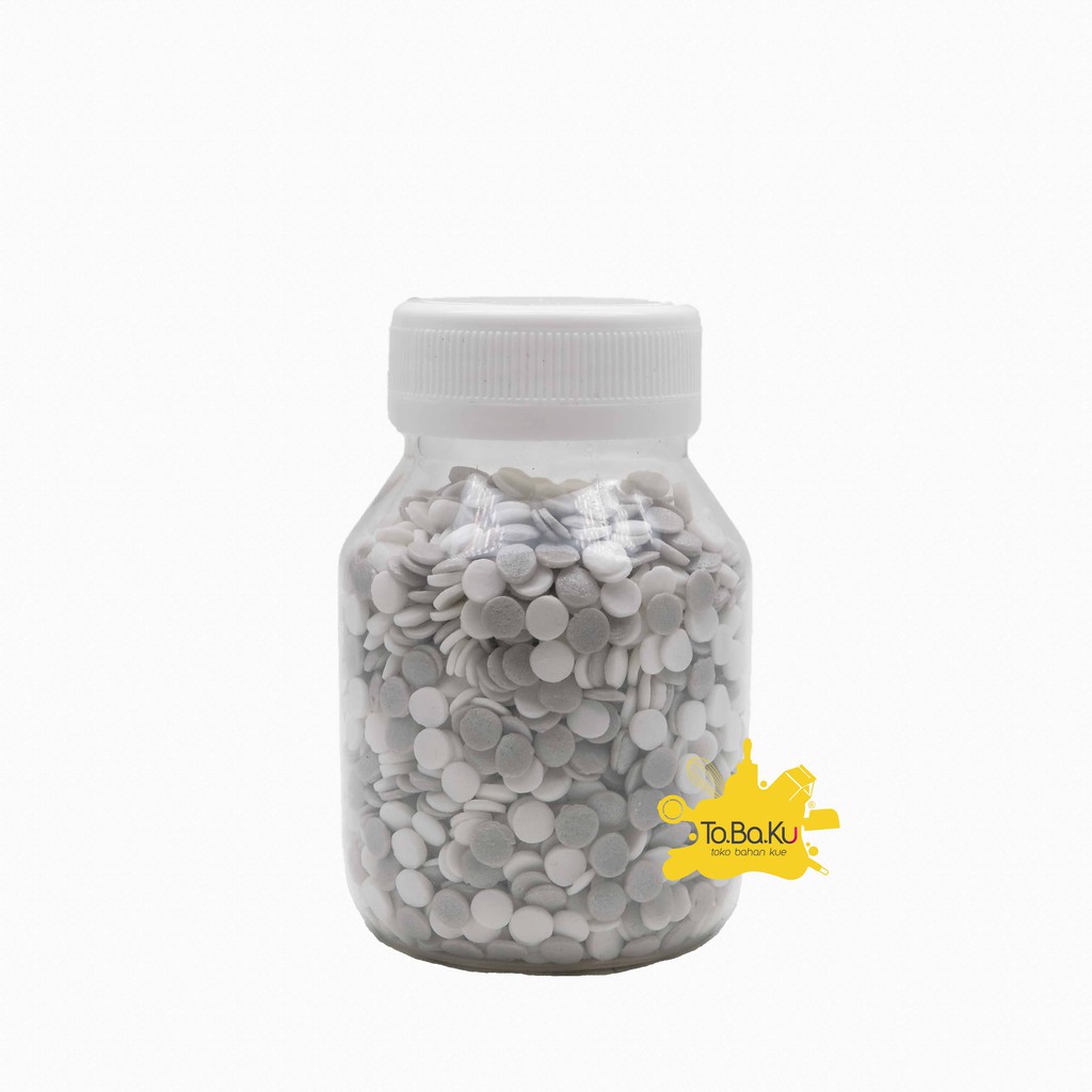 

Candy White Silver Sequins