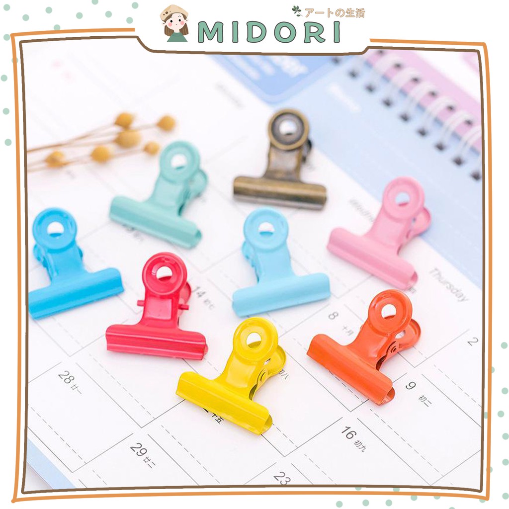 [MIDORI] 3CM Paper Clip Besi Warna Warni - F0083