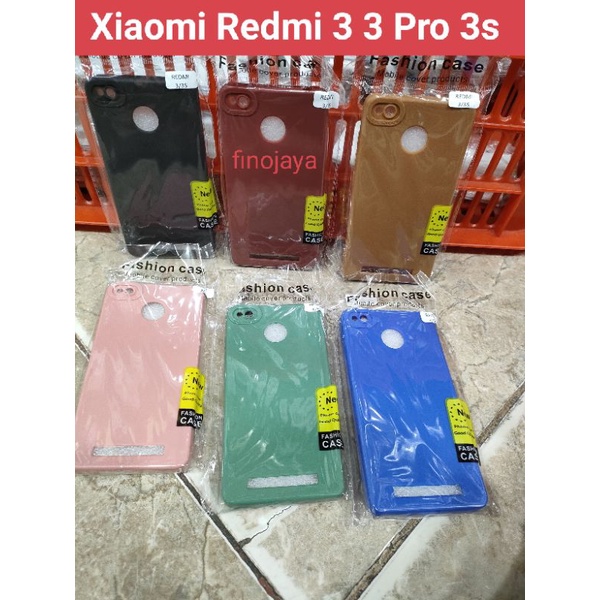 softcase Xiaomi Redmi 3 3s 3Pro silikon Casing Selicon Case Macaron Pro Camera