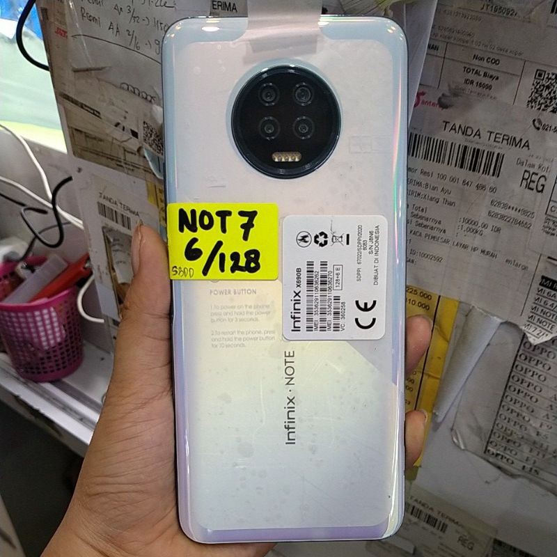 Hp second INFINIX HOT7 6/128GB 98% mulus