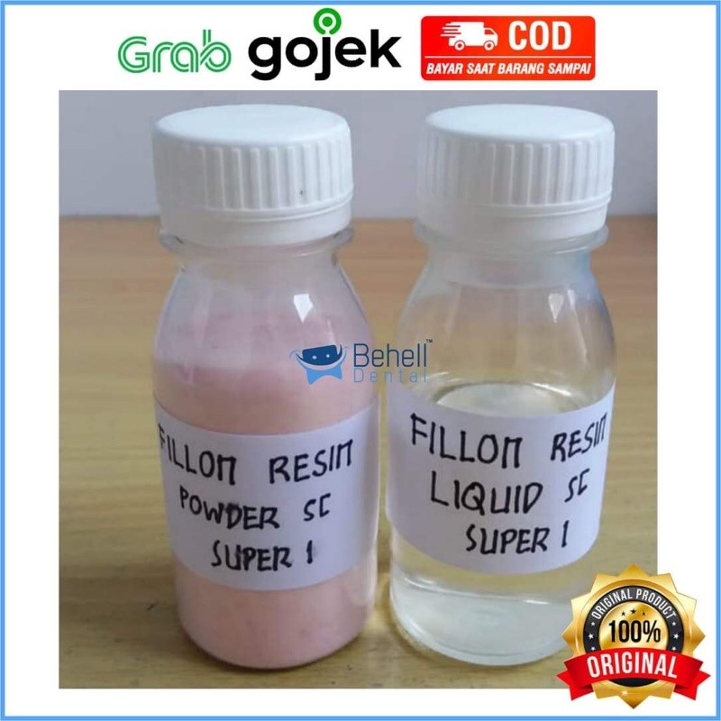 SELF CURE / SC LIQUID CAIR &amp; BUBUK POWDER LEM GIGI PALSU GUSI . BAHAN TAMBAL TAMBALAN CAIRAN