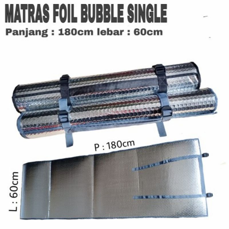Matras SINGLE FOIL CAMPING LEBIH EMPUK Lebih NYAMAN CAMPING HIKING MATRAS NANJAK GUNUNG