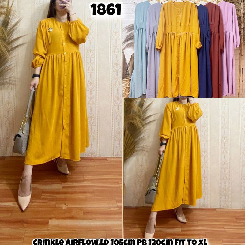 Midi Cringkle Lesti by Felior