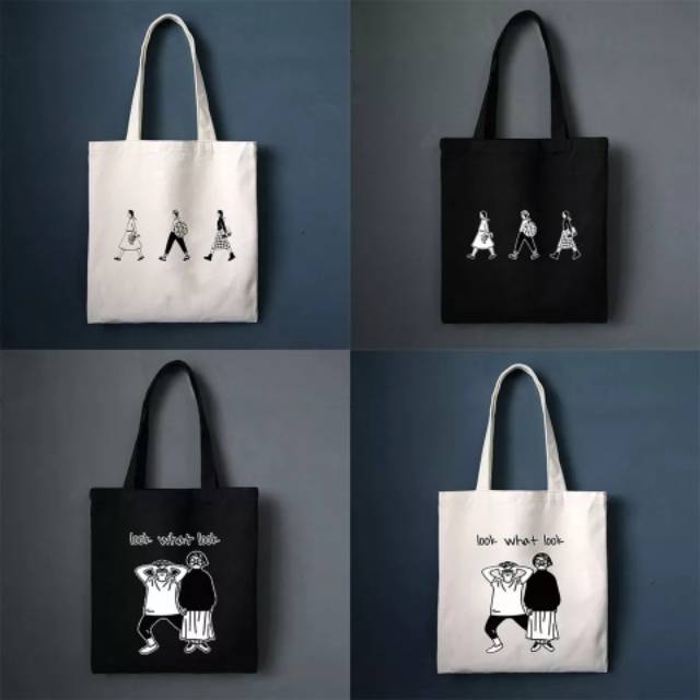 Tas tote bag termurah Little Prince Art Tas Tangan Cantik Retro Cantik Imut Tas Bahu Tas Tangan Wanita Belanja Kasual Tas Kanvas Elegan Wanita