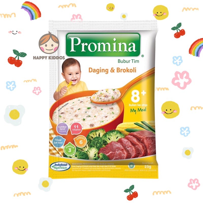 Promina Daging Brokoli 8+ SACHET 5 x 25 gr