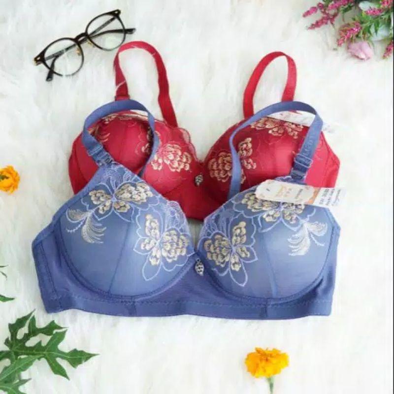 Bh tanpa busa bra bordir murah tanpa kawat bh busa tipis ff huang bordir