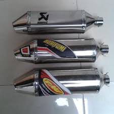 KNALPOT RACING KLX AKRAPOVIC NORIFUMI FMF 150CC 250CC SELENCER ONLY