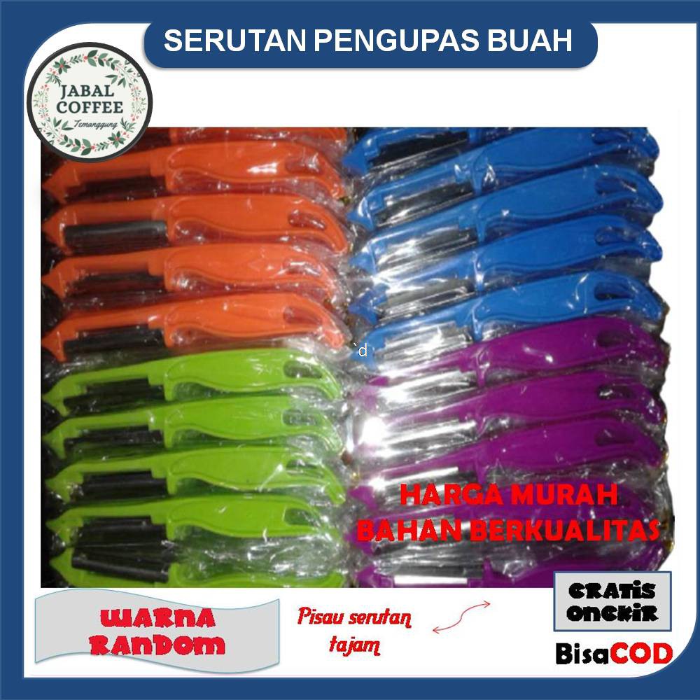 Serutan Buah Serbaguna Kemasan Plastik / Serutan Buah Dan Sayur Stainless J8