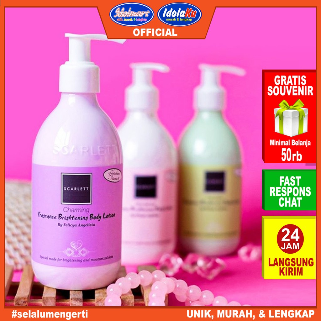 IDOLAKU Scarlett Whitening Body Lotion 300ml