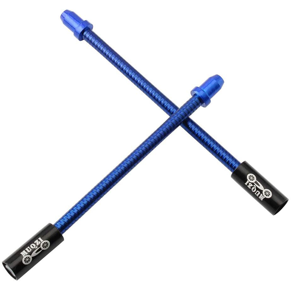 FLEXIBLE 2pcs Aksesoris Kabel Rem Sepeda Gunung Mtb Model Lipat Fleksibel Warna Hitam/Merah/Biru