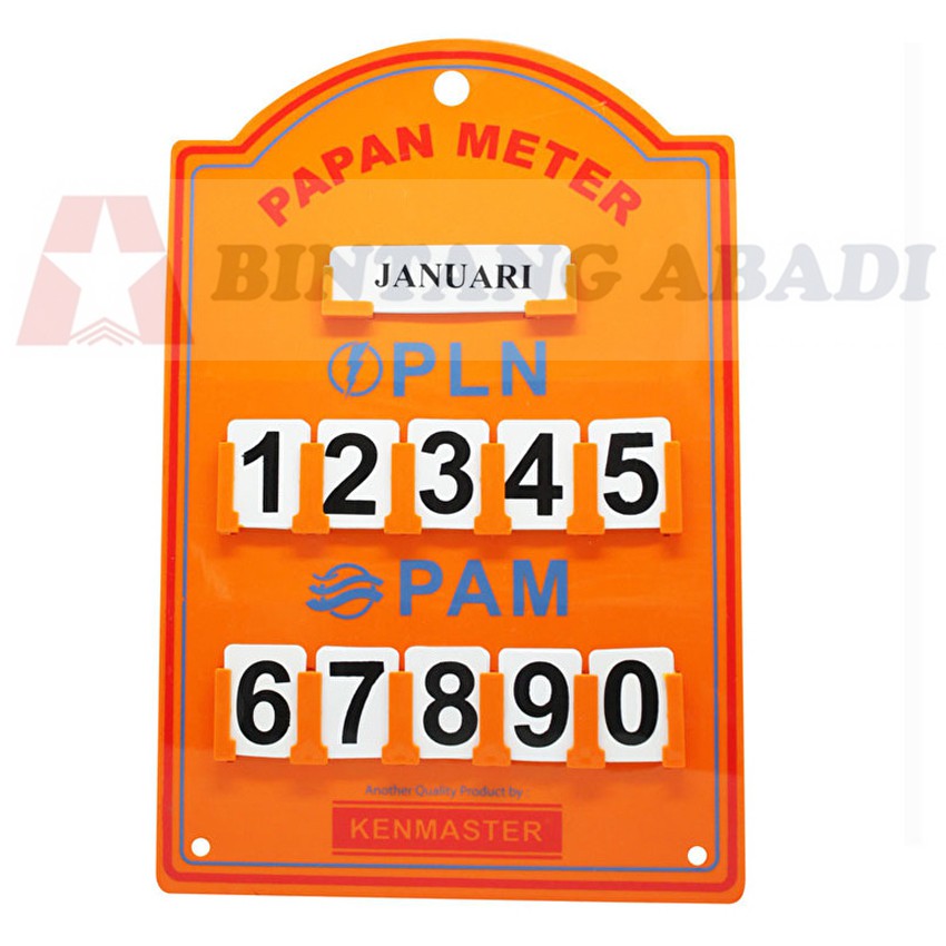 

Kenmaster Papan Plastik Petunjuk Stand Meter PLN / PAM - Aneka Warna