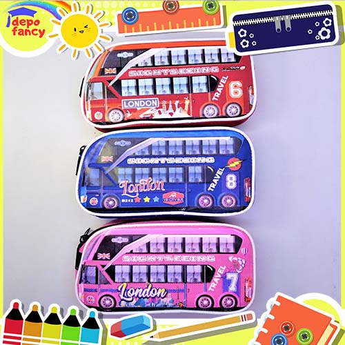 

Kotak Pensil 1 Resleting Bus B212 / Tempat Pensil / Tepak Pensil / Boks Pensil / Box Pen / Pencil Case