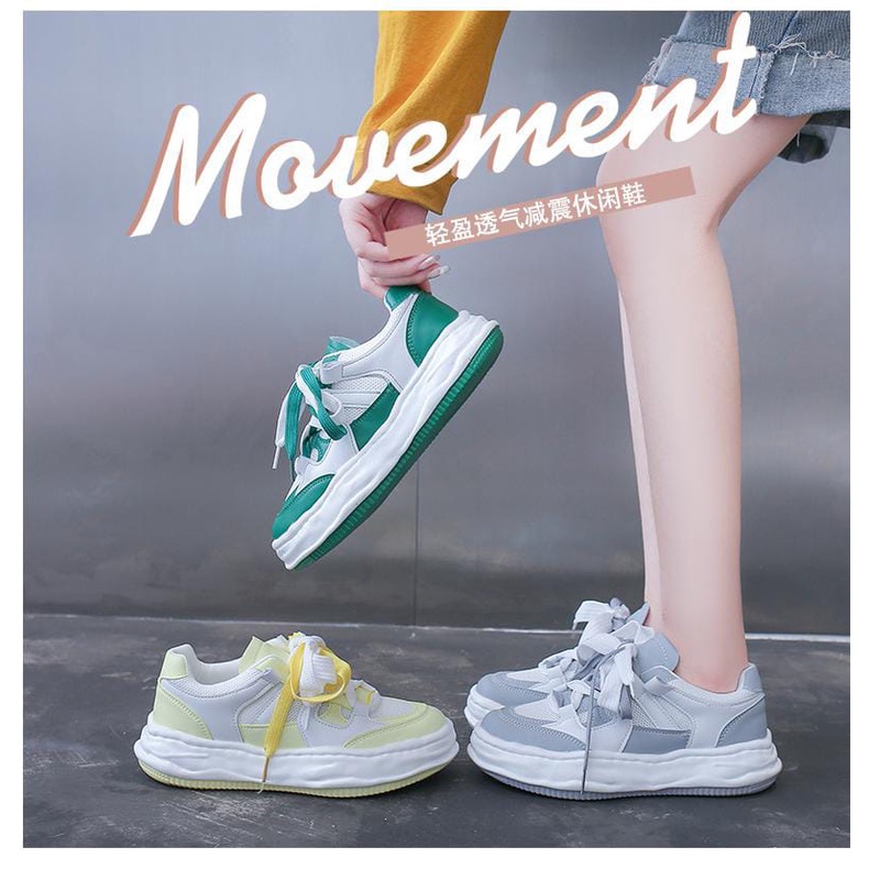 TBIG [COD] Sepatu Sekolah Sneakers Import Shoes DELEINE Fashion Wanita Sepatu Korea Style Sekolah Kuliah