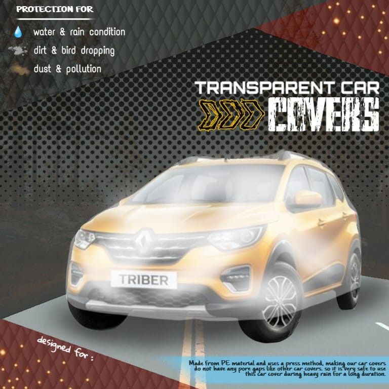 Body Cover Transparan Sarung Selimut Duster Koleos Kwid Triber Zoe