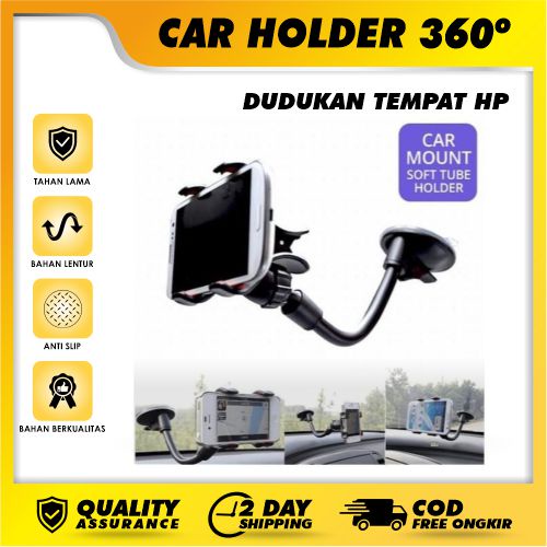 CAR HOLDER 360 DERAJAT HOLDER HP MOBIL DUDUKAN TEMPAT PENYANGGA HP