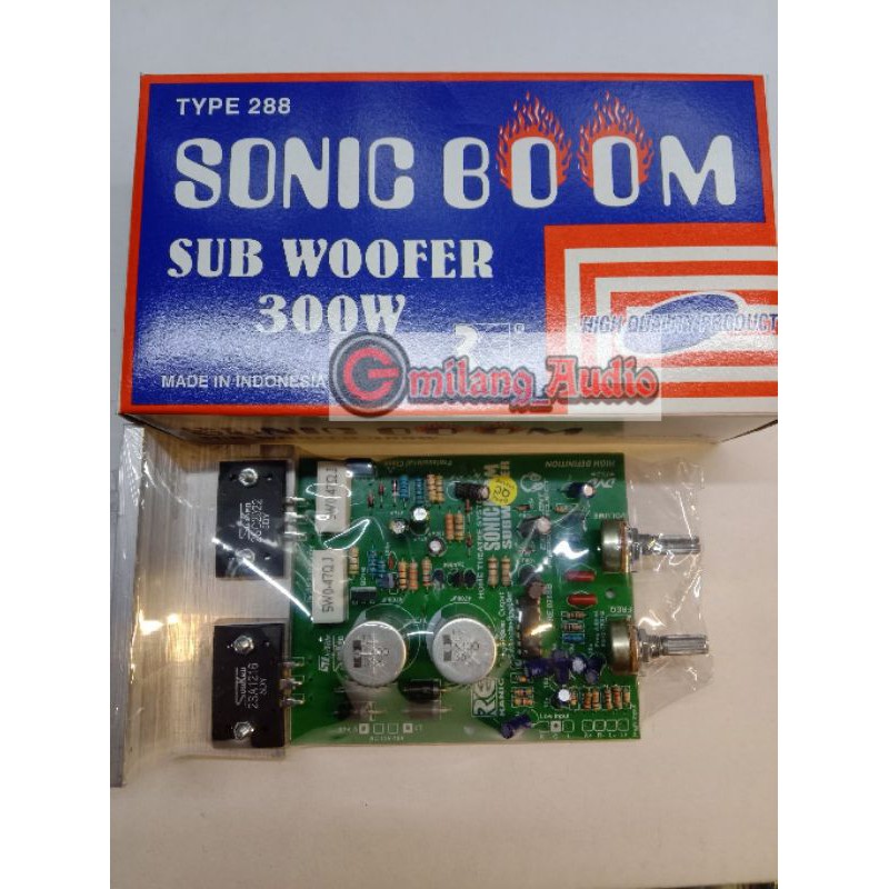 Kit power subwoofer 300watt SONICBOOM