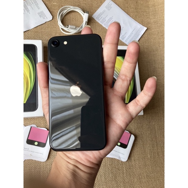 Iphone se 2020 64gb 128gb 256gb ibox on 2022 second original mulus like new-3