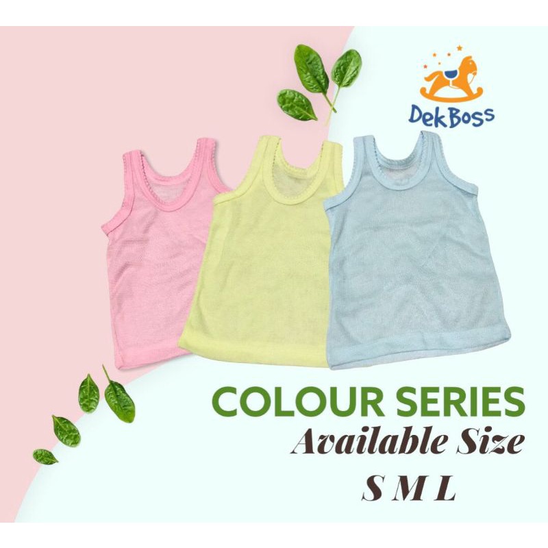 1/2 Lusin Singlet bayi untuk perempuan dan laki laki new born motif polos atau Kaos dalam bayi newborn kaus dalam bayi baru lahir usia 3 6 12 bulan murah