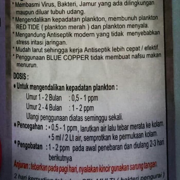 boster blue copper 1 l