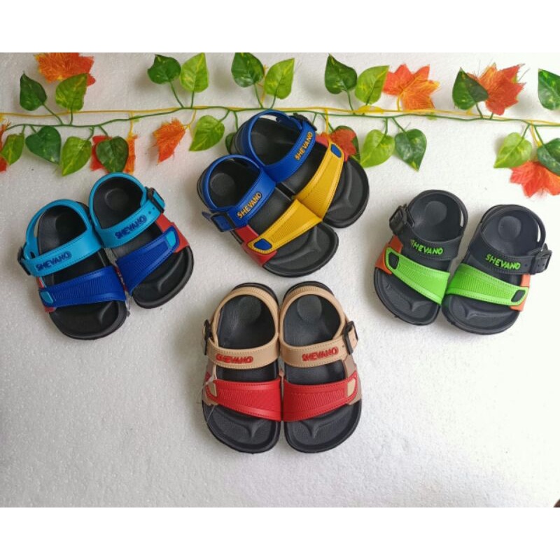 Sandal Gunung Anak Cowok  Let Full Warna Shevano SN 159