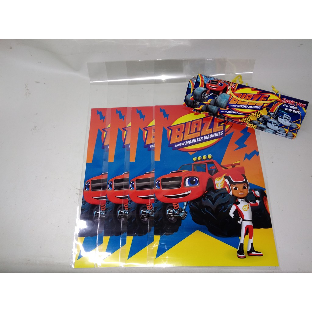 

plastik snack blaze monster / kantong bingksan blaze monster / plastik ulang tahun custom blaze