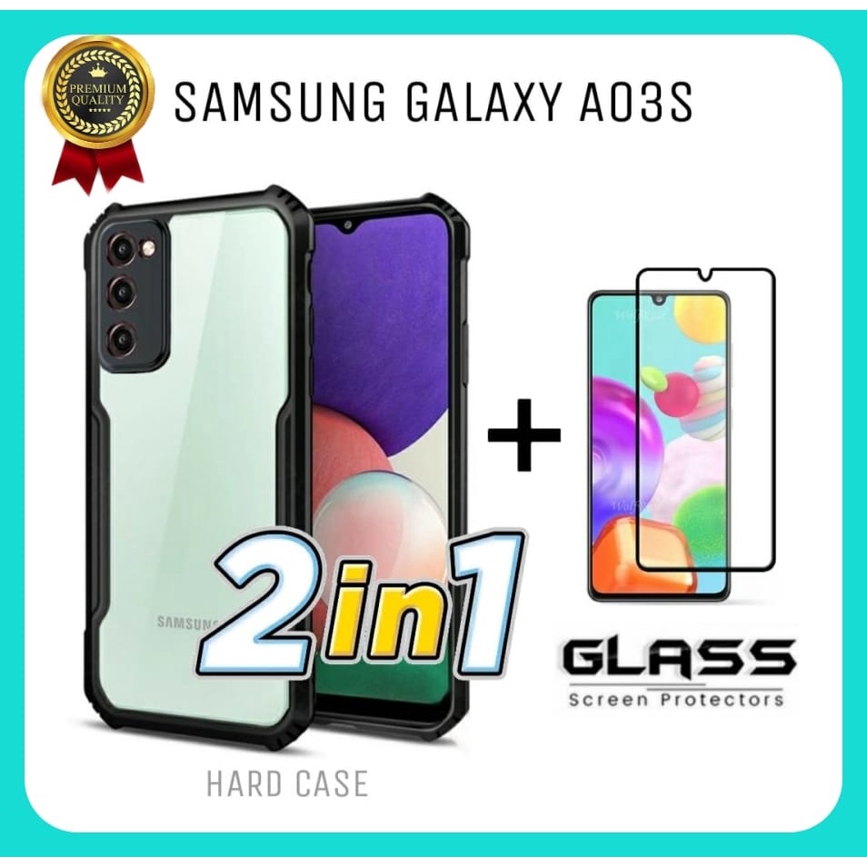 Case Samsung A03s / Galaxy A03s Vision Case Shockproof Armor Tahan Benturan / Case Samsung Galaxy A0