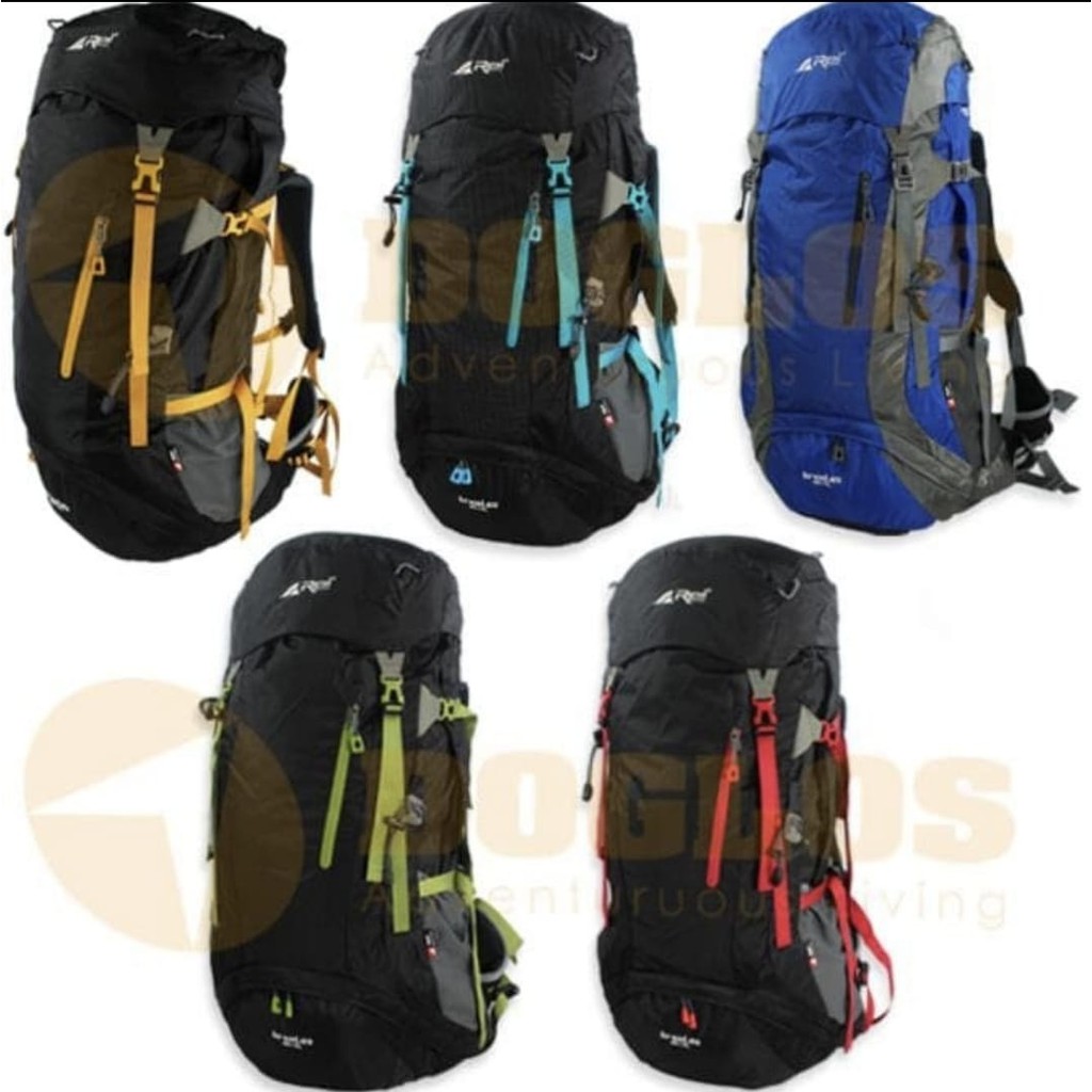 Tas Gunung Rei Brantas 65+5L Include Raincover - Carrier Rei Brantas 65 + 5 L