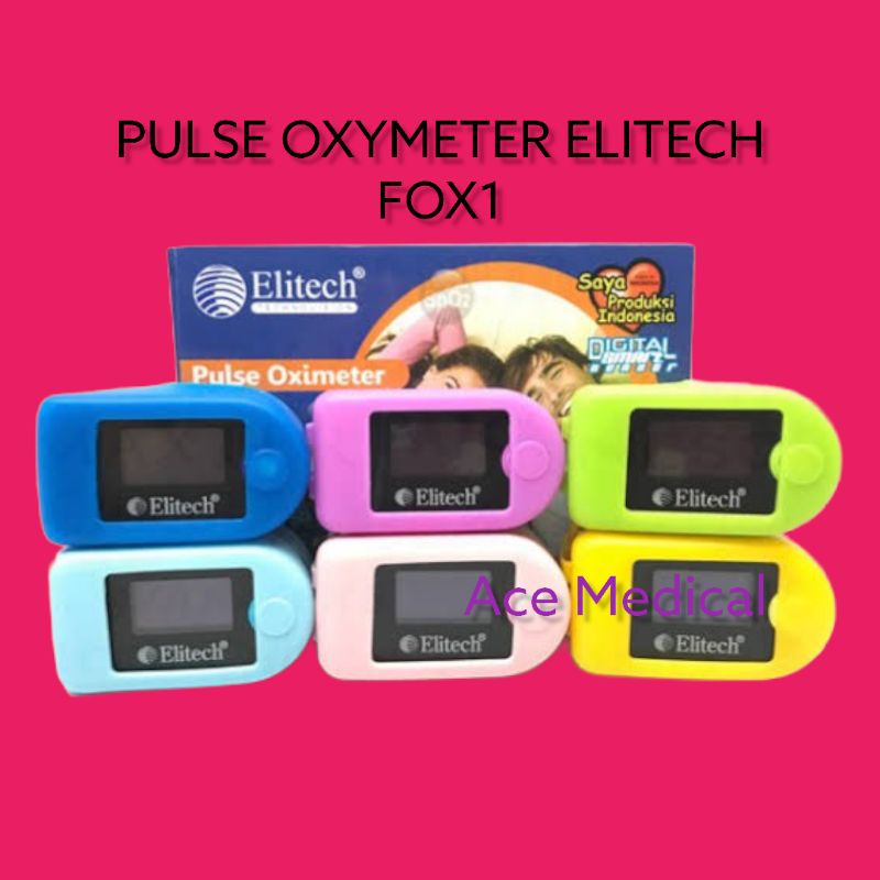 Jual Pulse Oxymeter Elitech Fox 1 / Alat Ukur Kadar Oksigen Dalam Darah ...