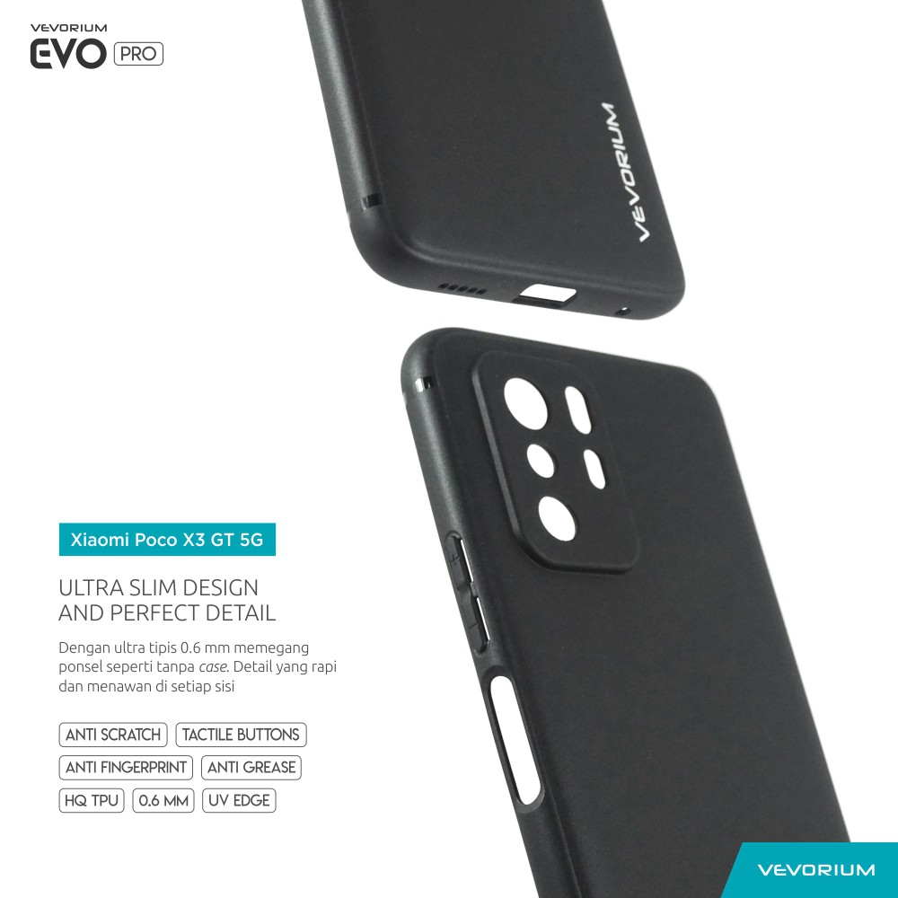 VEVORIUM EVO PRO Xiaomi Poco X3 GT 5G Soft Case Softcase