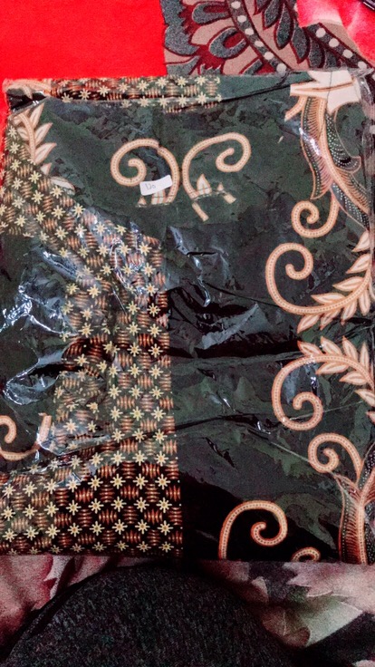 Gamis Batik Modern Murah Katun Halus Kombinasi Truntum, Ori Gamis Batik Pekalongan Big Size Jumbo