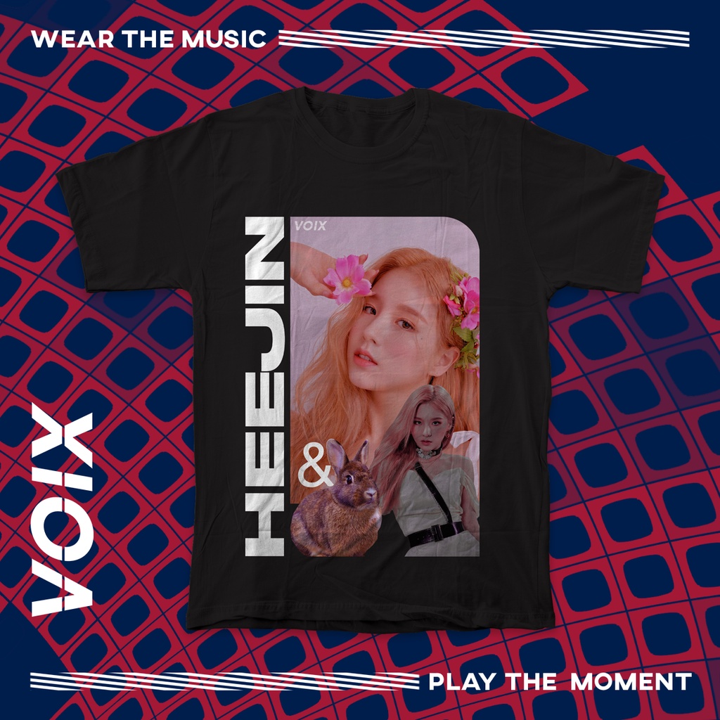 Kaos Kpop Loona "&" Tee - Heejin Hyunjin Gowon Choerry Olivia Hye Yeojin