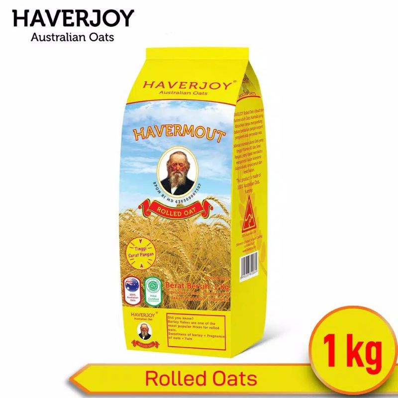 Haverjoy Havermout Rolled Oats 1kg