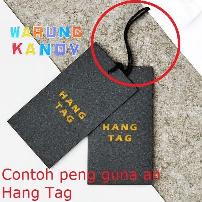 Tali Hang Tag 1000Pc Hitam