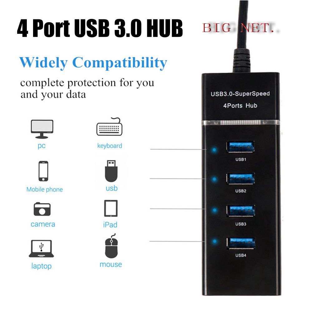 USB 3.0 HUB 4PORT-30CM