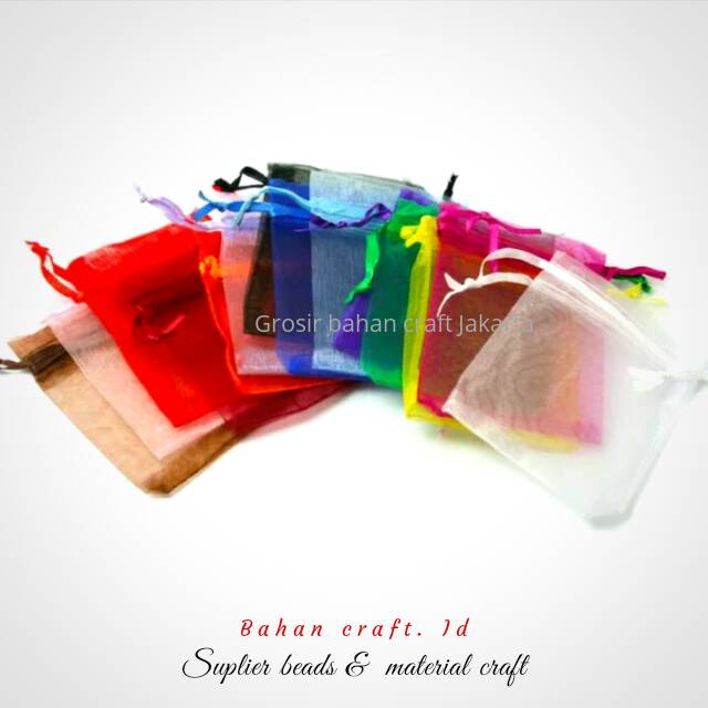 COD✅ Kantong Organza Kantong Pouch Isi 25pcs