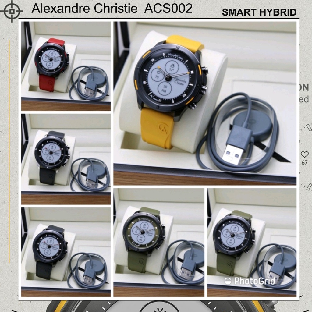 Alexandre Christie ACS002 / AC S002 Jam Tangan Smart Hybrid Original Garansi Resmi 1 Tahun