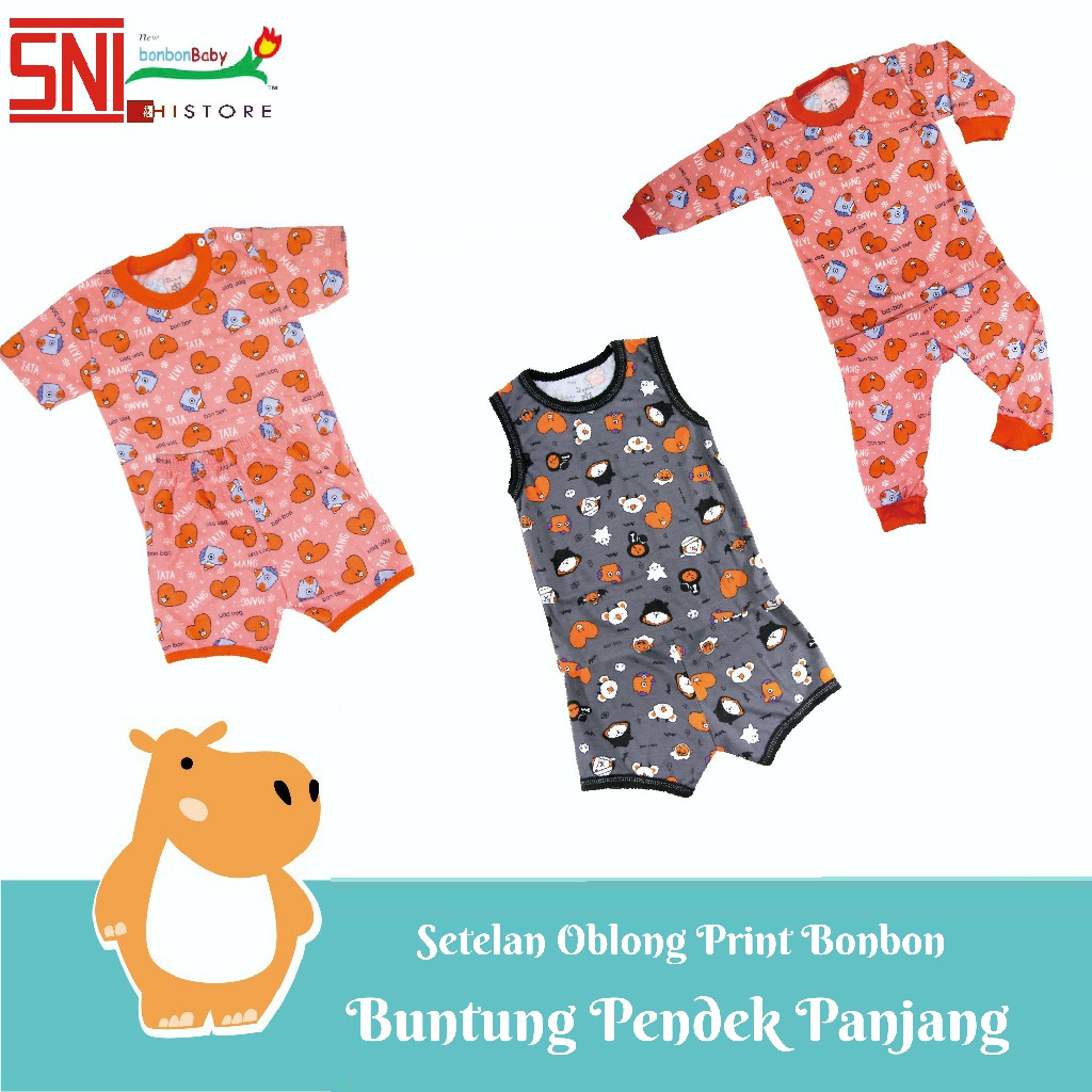 [HI]2 SETELAN OBLONG BONBON AMAN BAGI ANAK BEBAS BAHAN KIMIA BERBAHAYA BAHAN COTTON