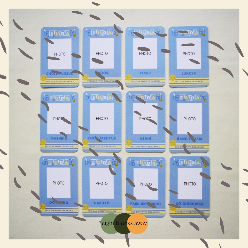 TREASURE TEUDAY ID Photo (Type 1 & 2) Holder / Photocard Holder / PC Holder / Frame / Tempat ID Phot