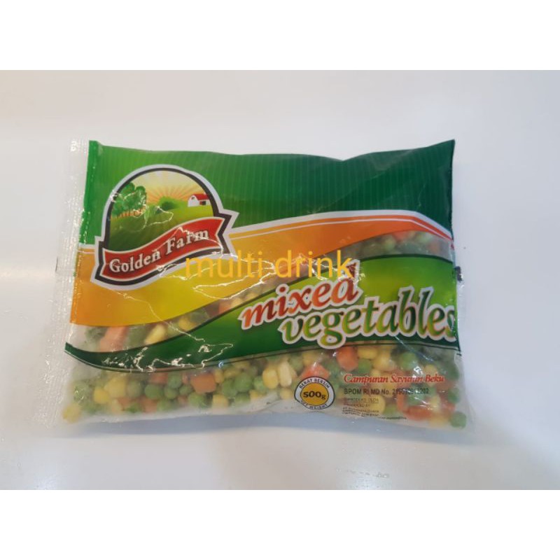 

SAYURAN BEKU / MIX VEGETABLES GOLDEN FARM