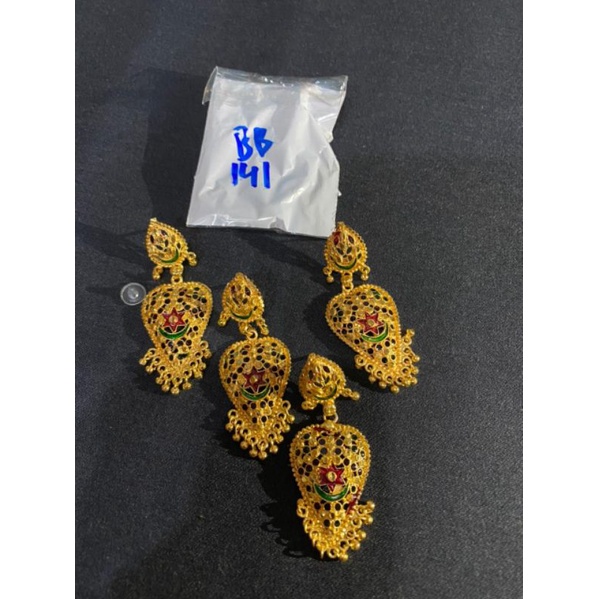 Anting India emas/ Anting fashion india/ Anting Dubai emas/Anting dubai India murah emas