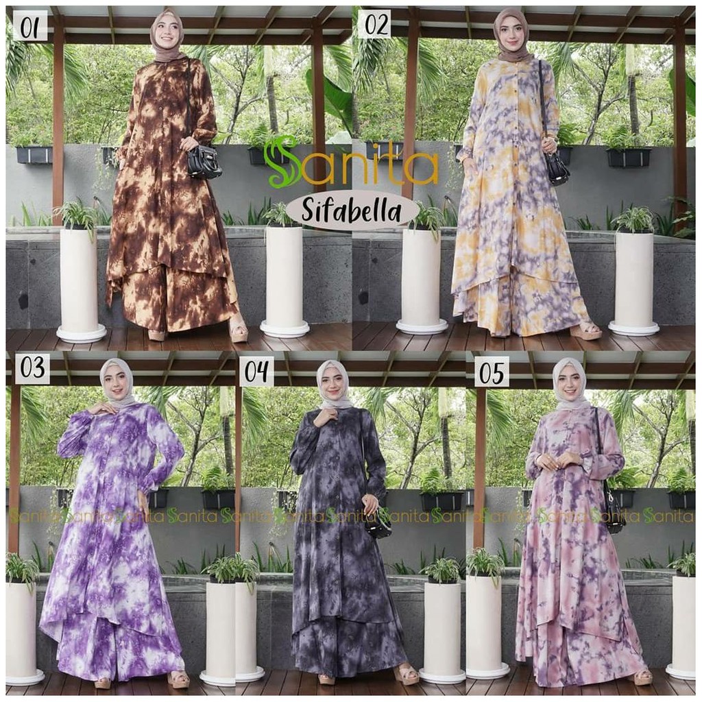 SET TUNIK KULOT Sifabella SANITA