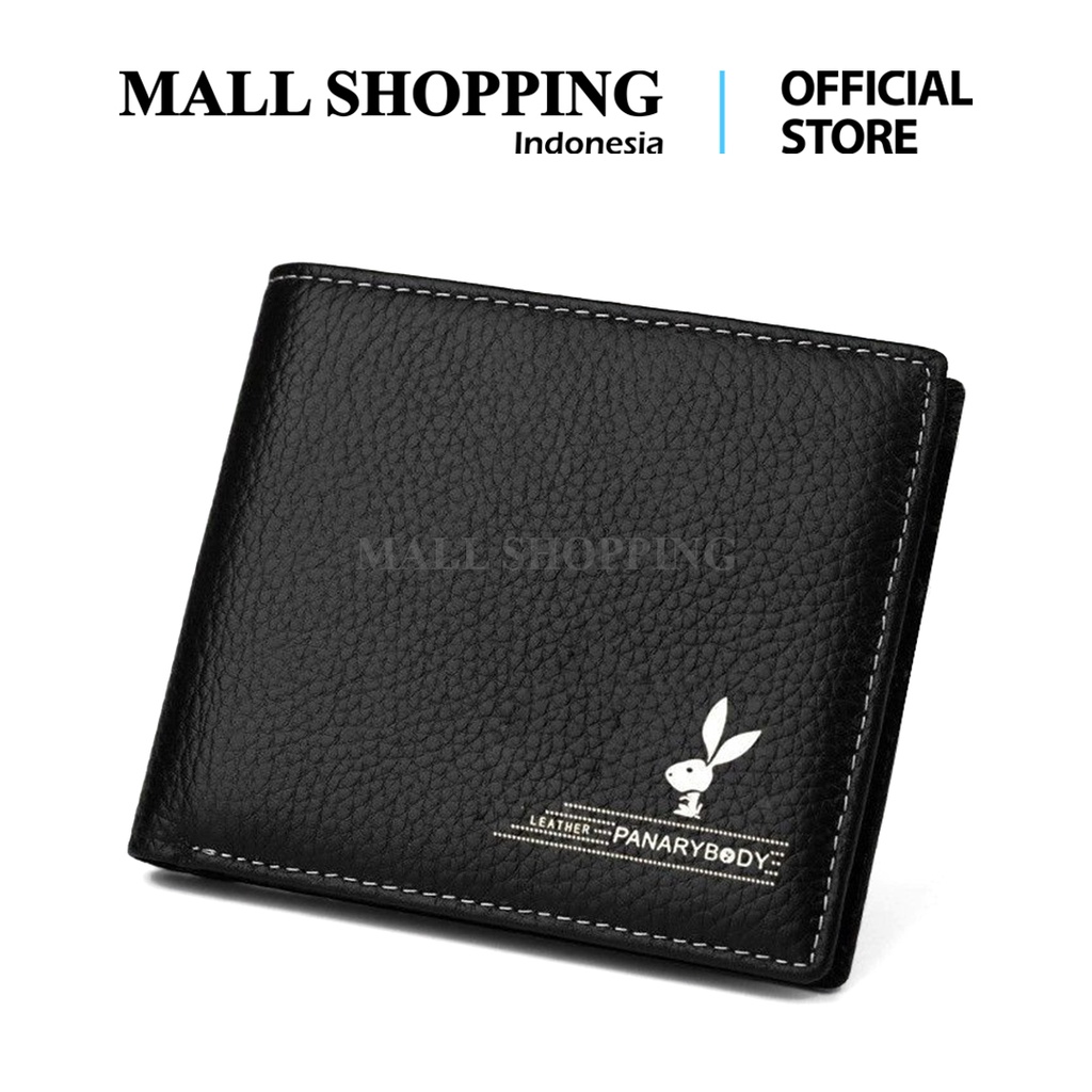 (COD) Dompet Lipat Pria Material Kulit PU Import Men's Fashion MALL SHOPPING