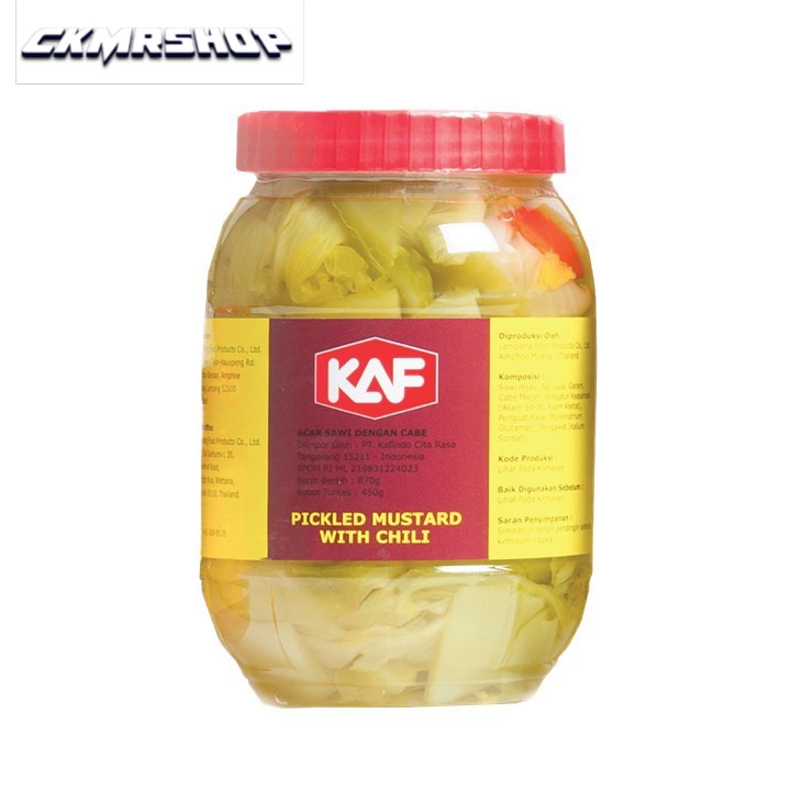 

KAF Pickled mustard with chili 870 gr