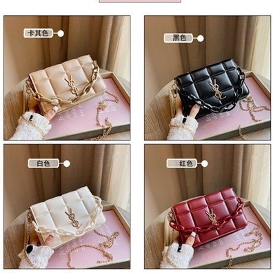 BJ31842 - BLACK/KHAKI/RED/WHITE - TAS SLEMPANG TERMURAH SALE WANITA FASHION IMPORT MODIS ELEGAN TERMURAH TERLARIS TERBARU BAGSTORE JAKARTA TAS BATAM LT1842