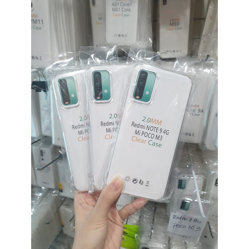 Softcase XIAOMI POCO M3 /REDMI 9T Jelly Case HD Silikon Case Bening Case Clear TPU Anti Jamur (by ga2)