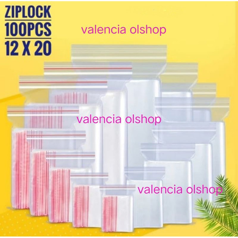 

Kantong plastik KLIP PE klip 11x17 12x20 16x25 100lembar