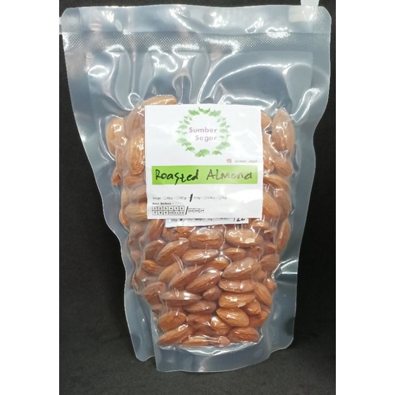 

KACANG ALMOND PANGGANG 1kg - ROASTED ALMOND